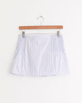 Shirring Skirt in Mineral Stripe