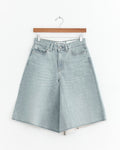 Midi Short in Pale Coast Wash