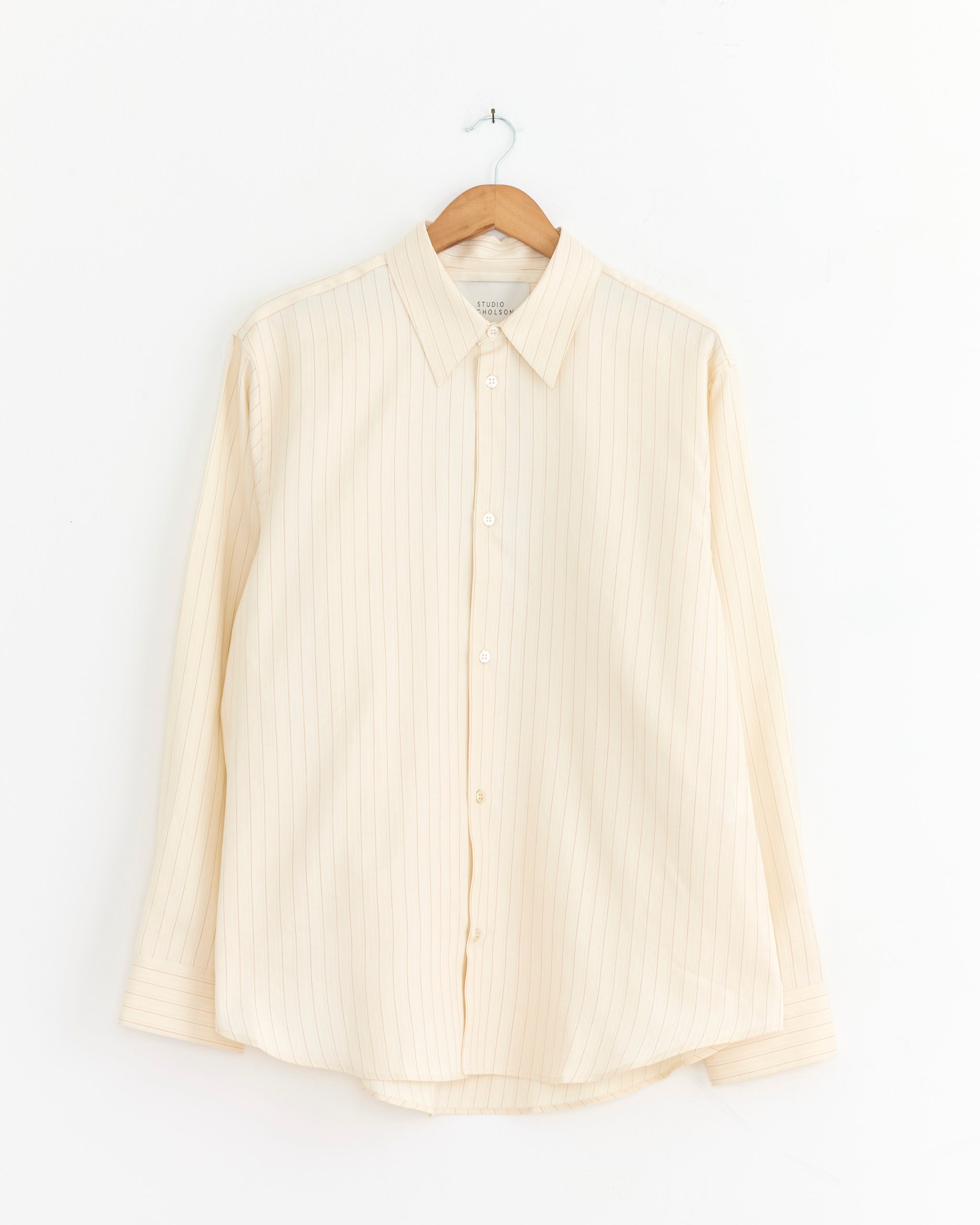 View Shirt in Amber Stripe