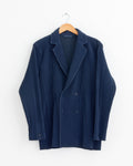 Tailored Pleats 1 Blazer in Manarola Boat Navy