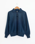 Vintage Half Zip Sweatshirt in Blue