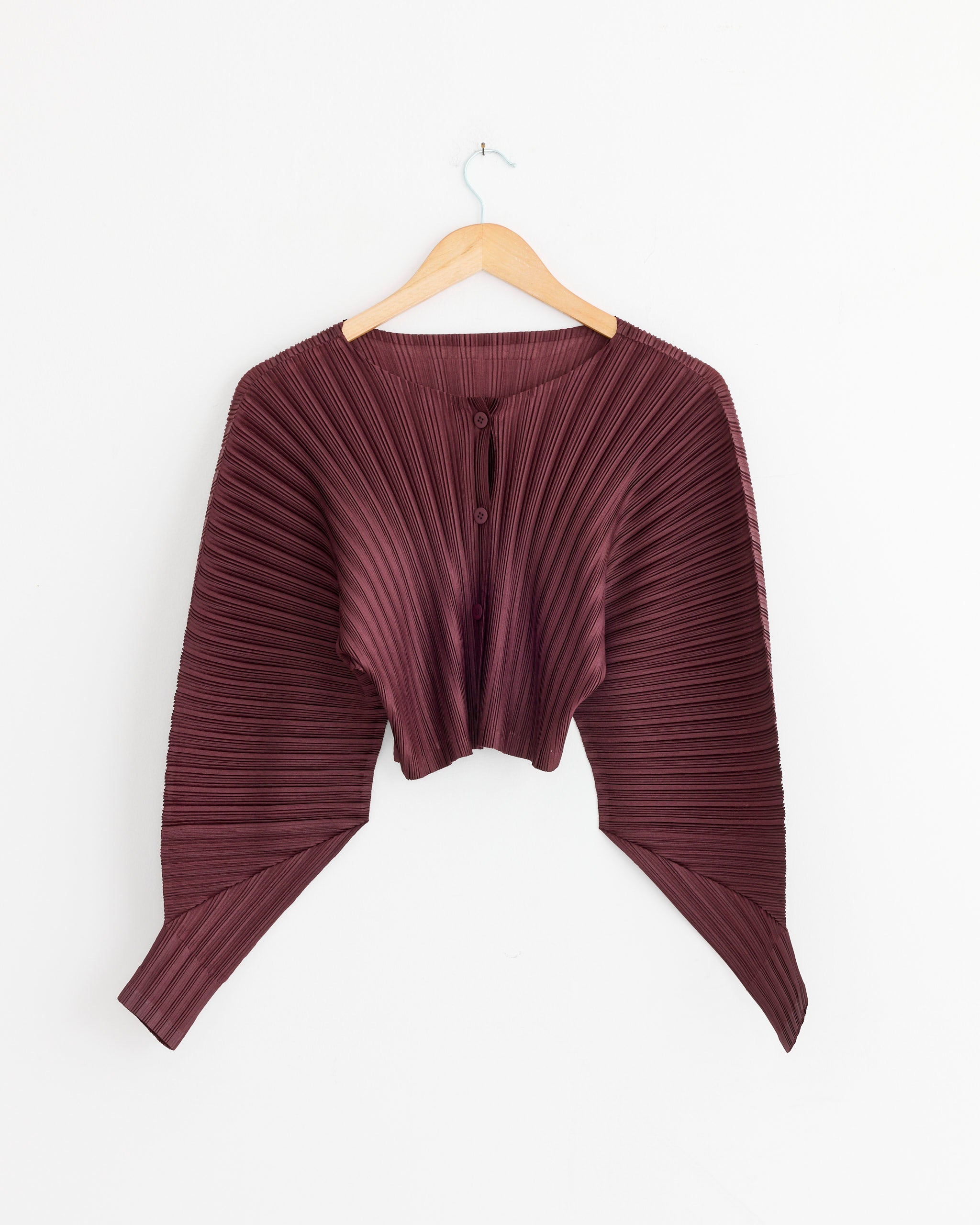 Ribs Pleats January Cardigan