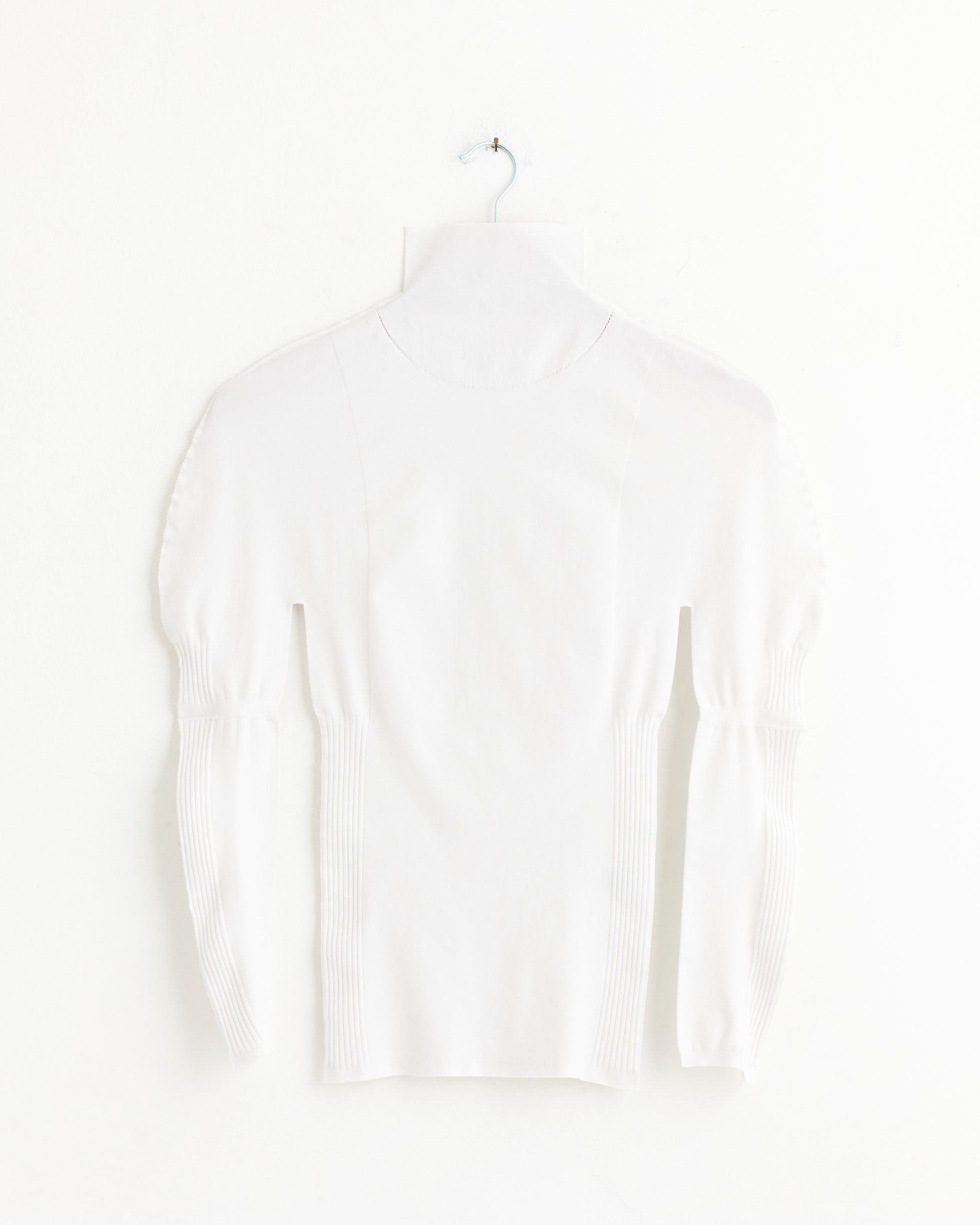 A Poc Skin Turtleneck Top in White