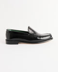 Martel Two Tone Polido Leather Loafer in Black
