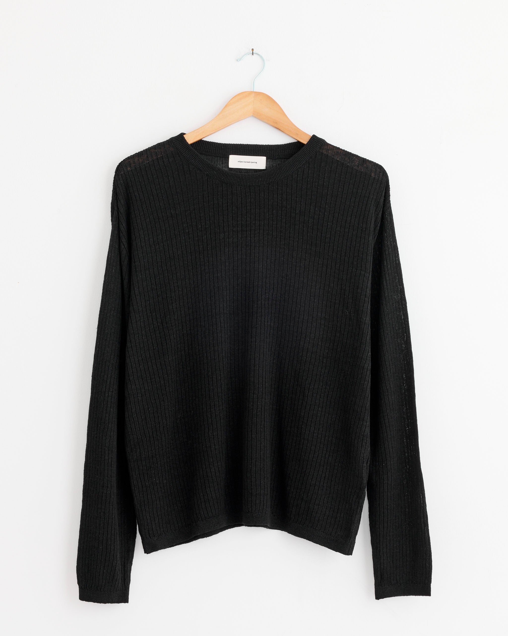 Companion Rib Jumper in Black