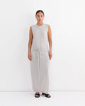 Sleeveless Knotted Dress in Mist