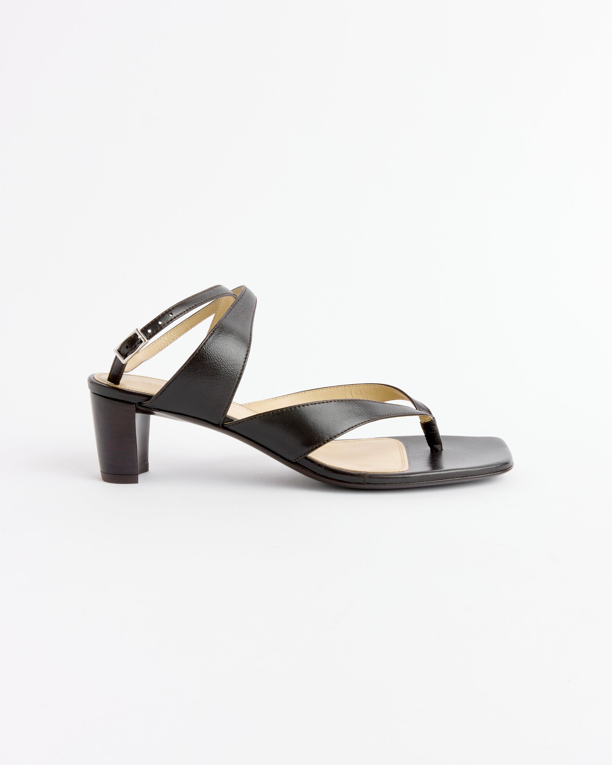 Tong Sandal 50 in Dark Chocolate