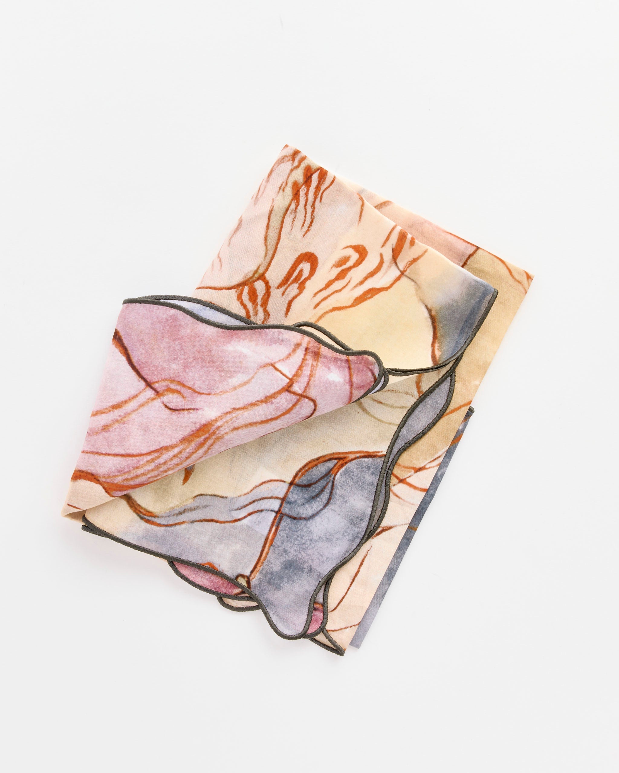 Aquarel Irregulie Scarf Bandana in Multi