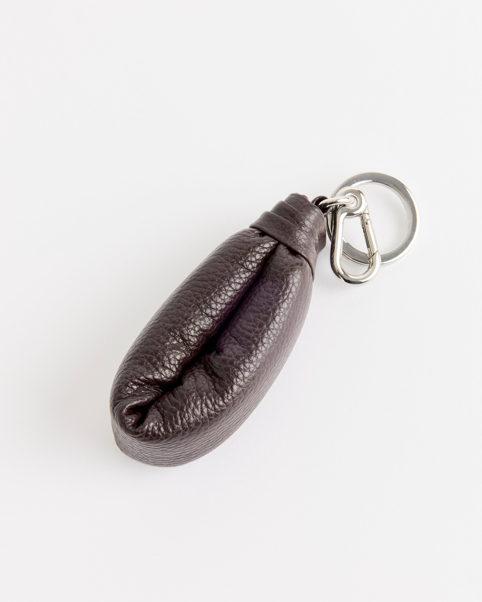 Wadded Key Ring Holder in Tiramisu