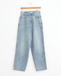 Baggy Trouser in Washed Blue