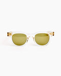 Frankie Sunglasses in Champagne/Mid Green