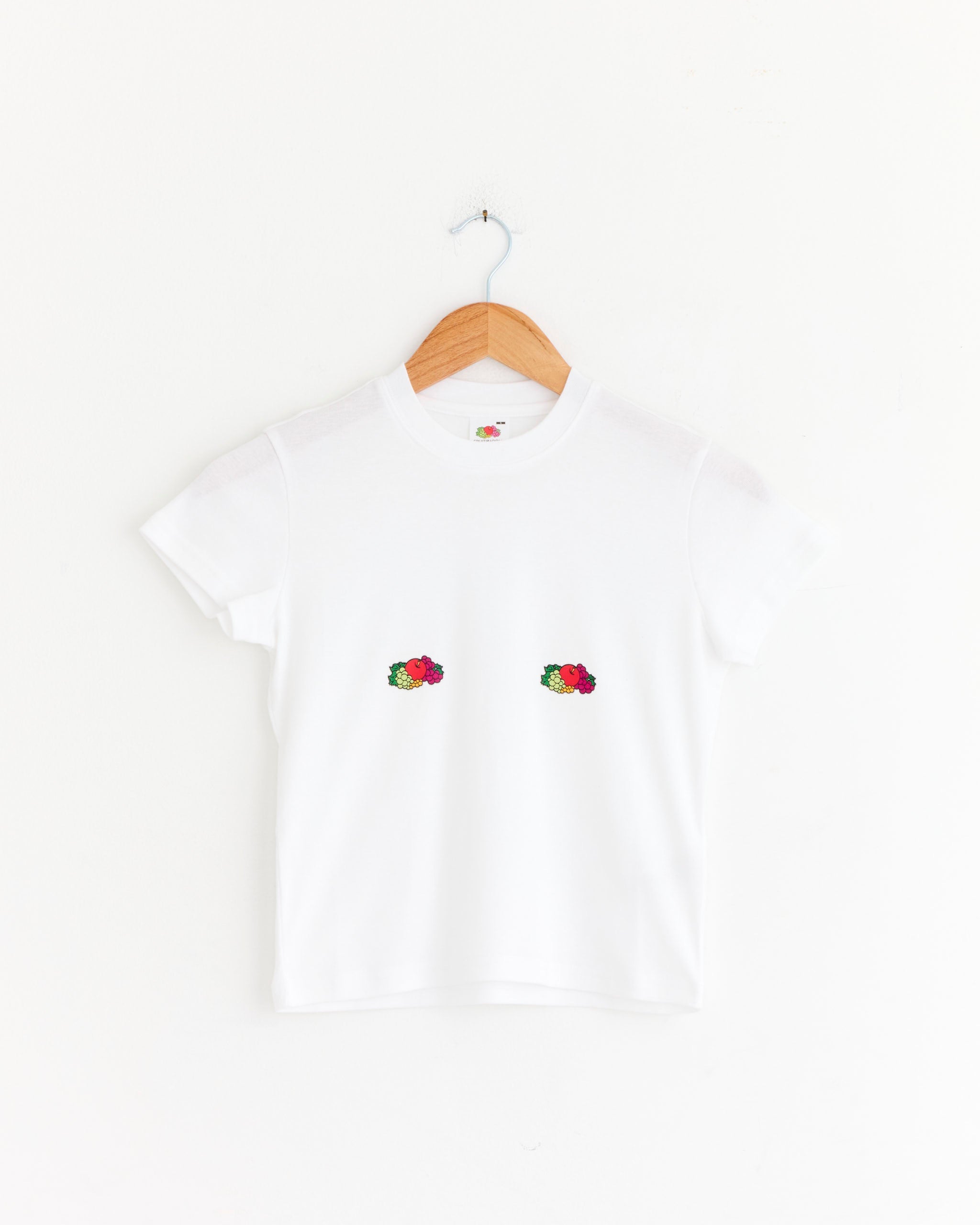 Baby Double Logo Tee in White
