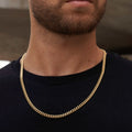 GLD Miami Cuban Chain in Yellow Gold - 5mm
