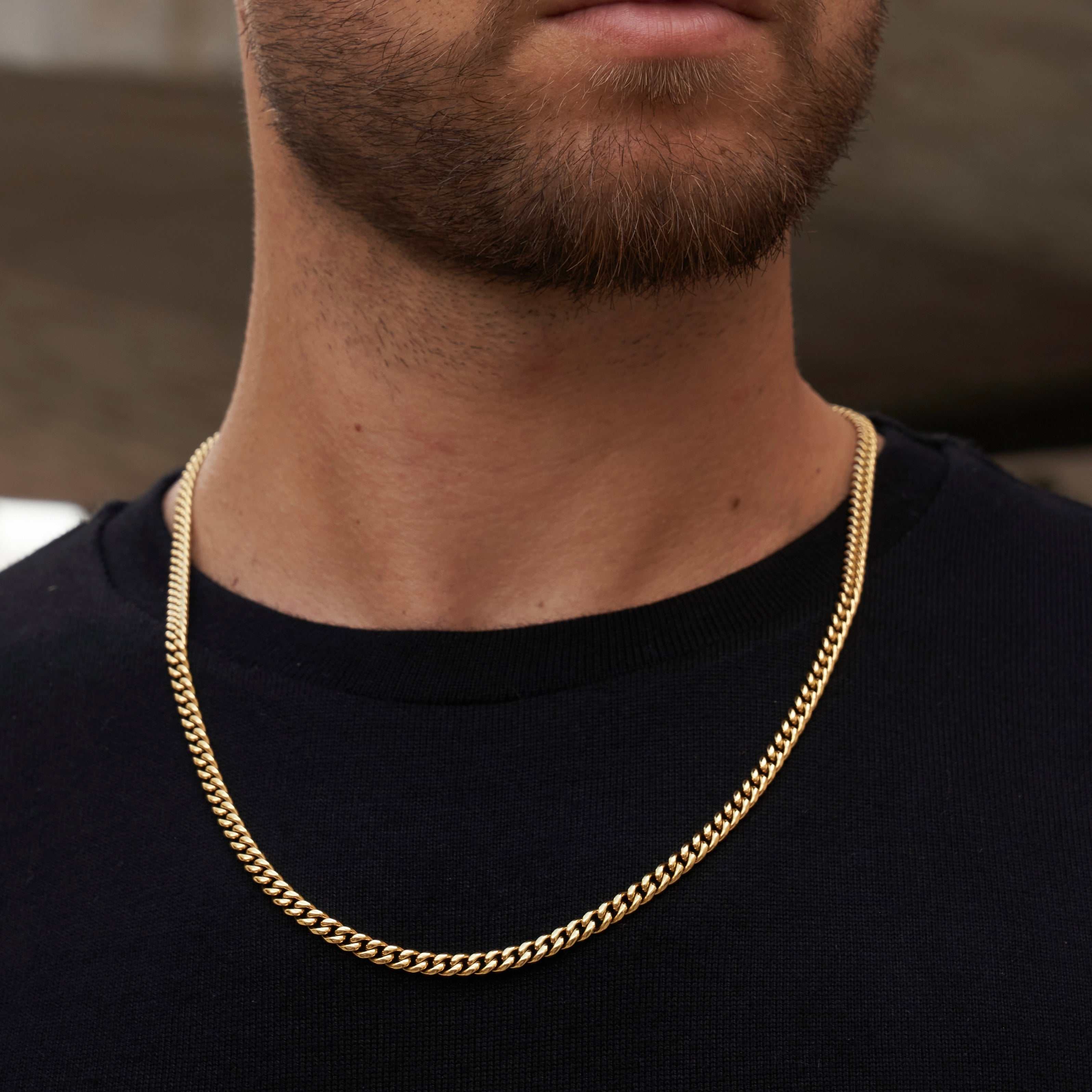 GLD Miami Cuban Chain in Yellow Gold - 5mm