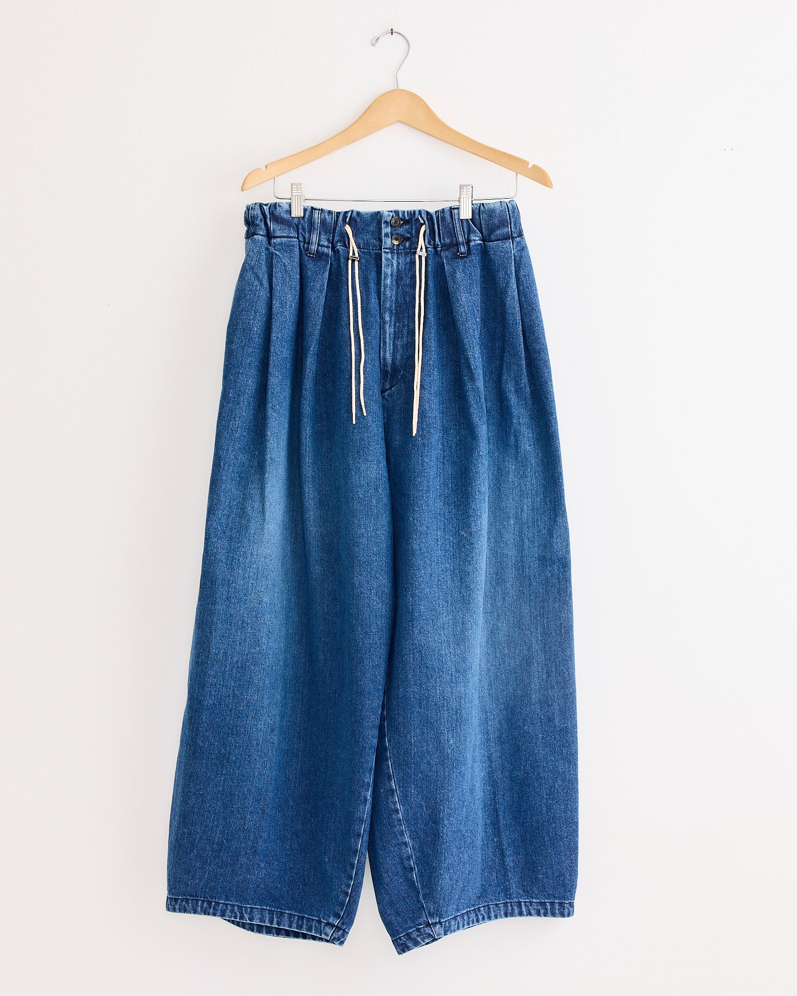 Circular Pant Blue in Denim Damaged