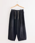 Circular Pant Black in Denim Damaged
