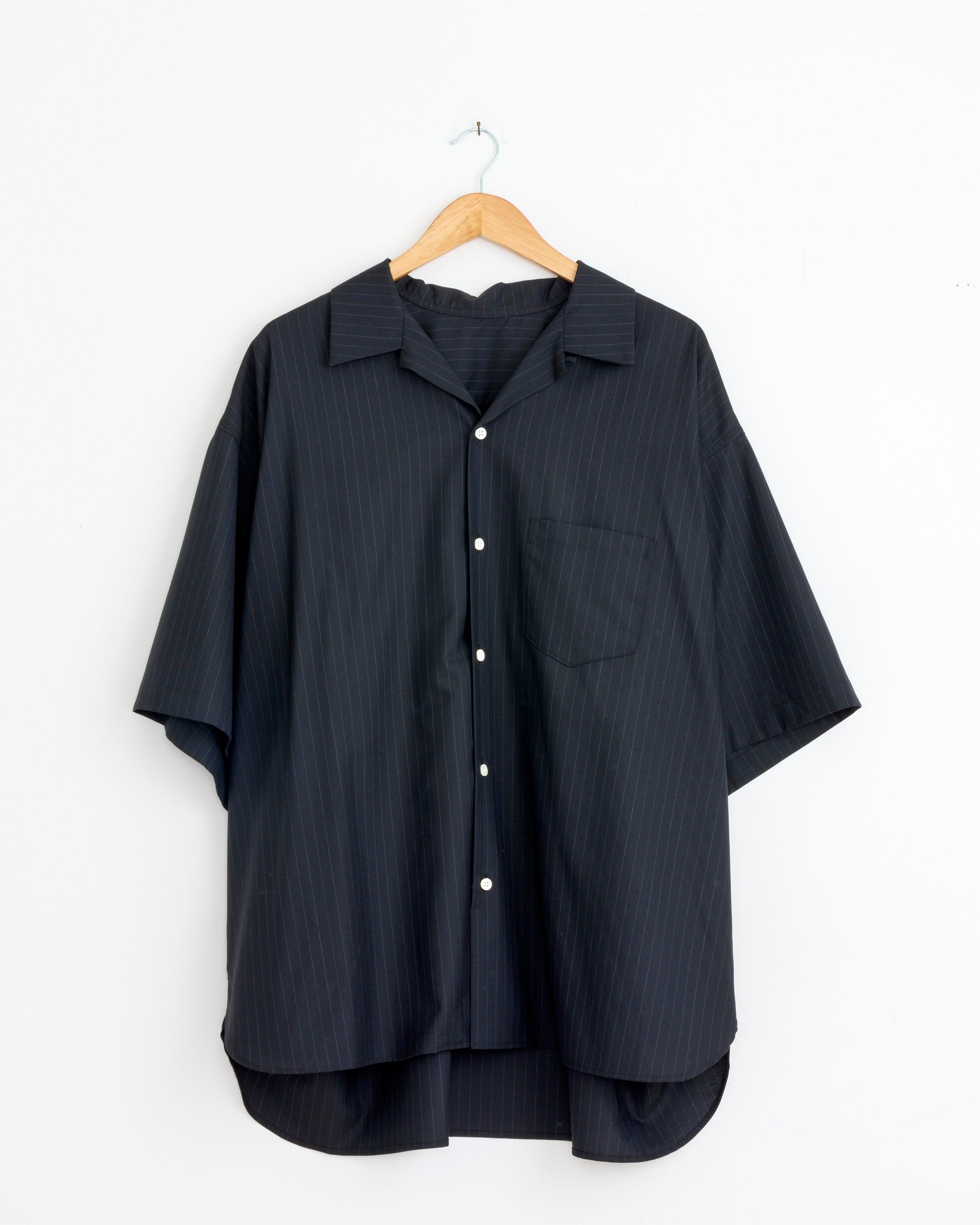 Re-Engineered Tropical Wool Overshirt