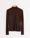 Button Down Rodin Blouse in Brown