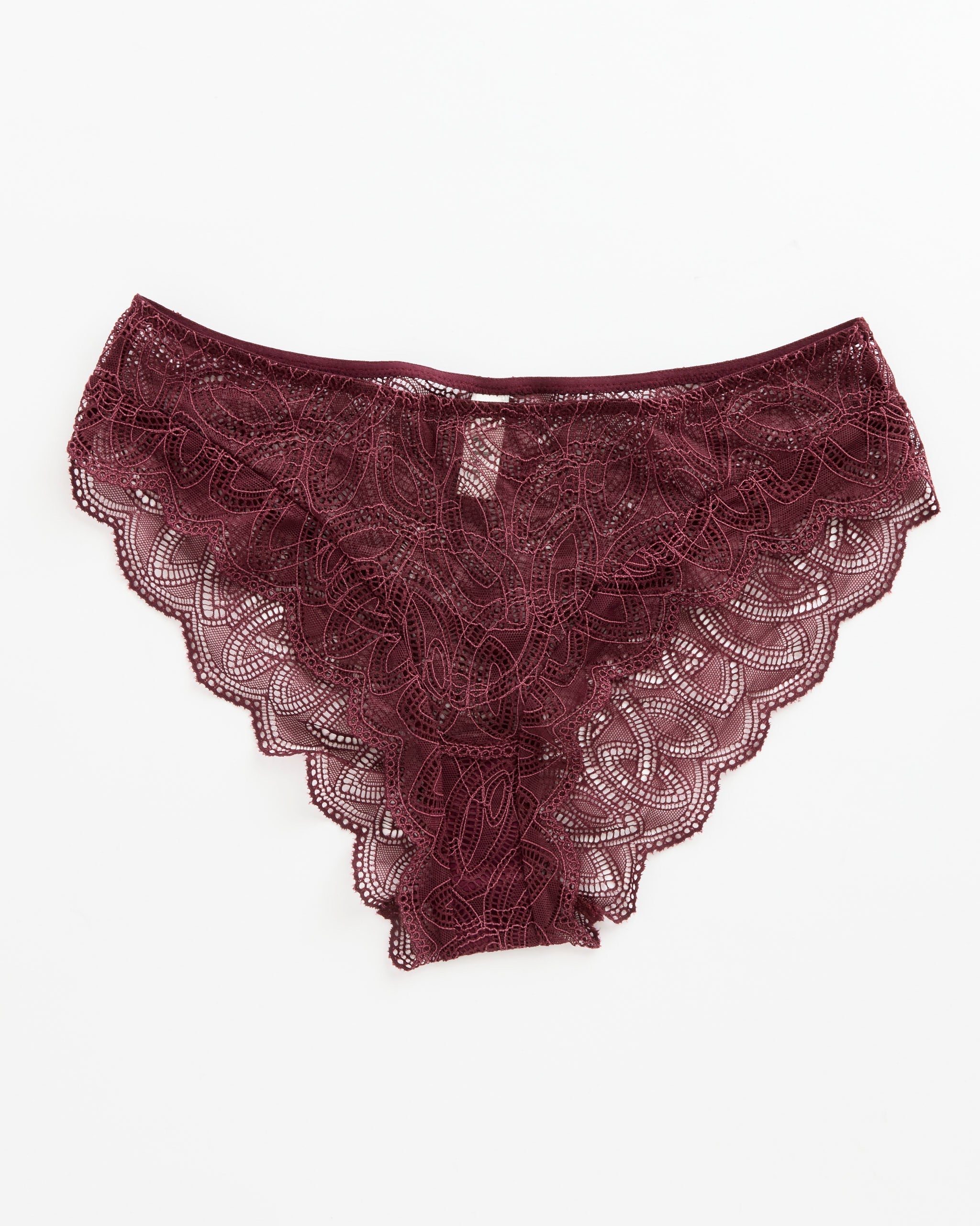 Dahlia Brief in Cherry Lacquer