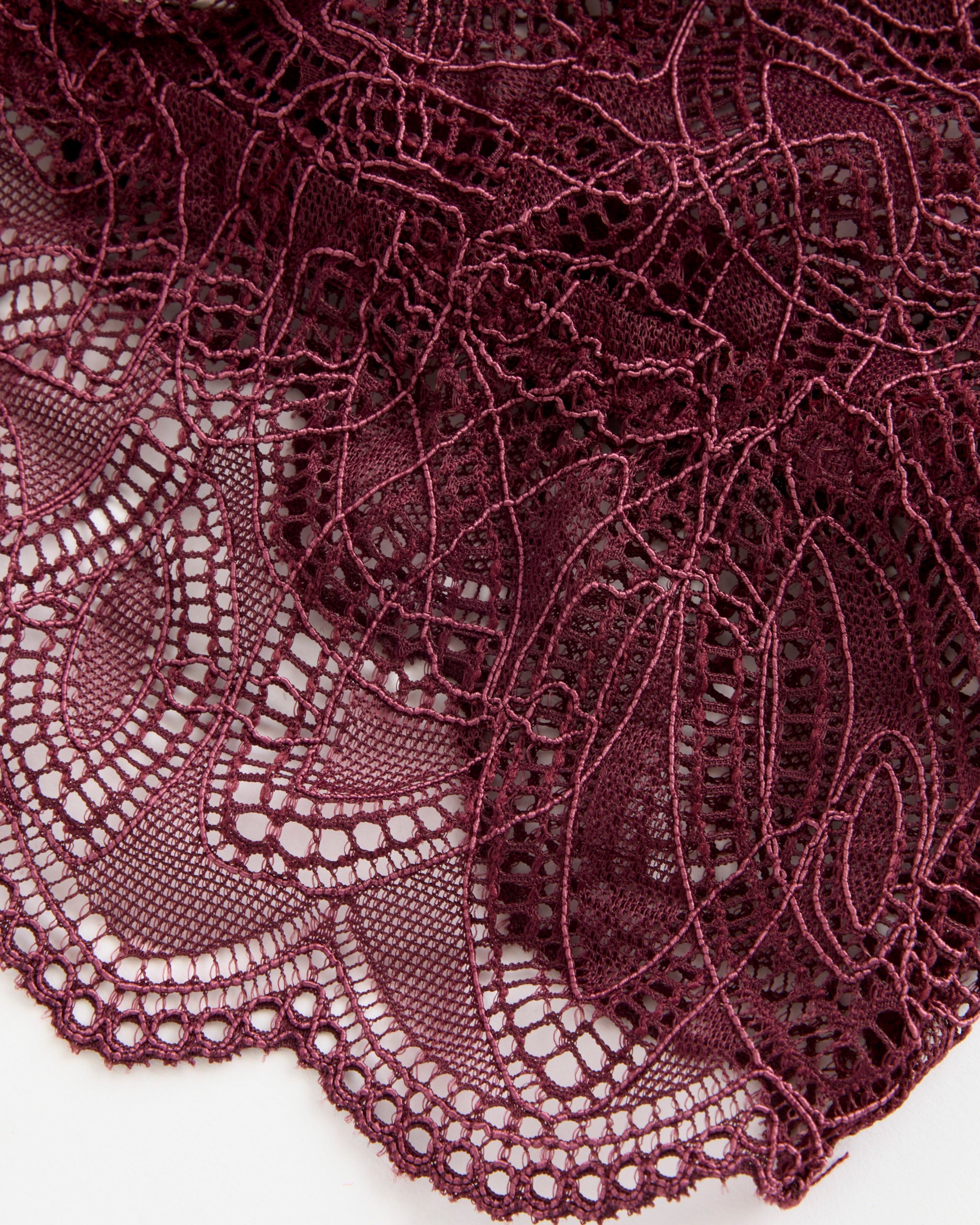 Dahlia Soft Plunge Bra in Cherry Lacquer
