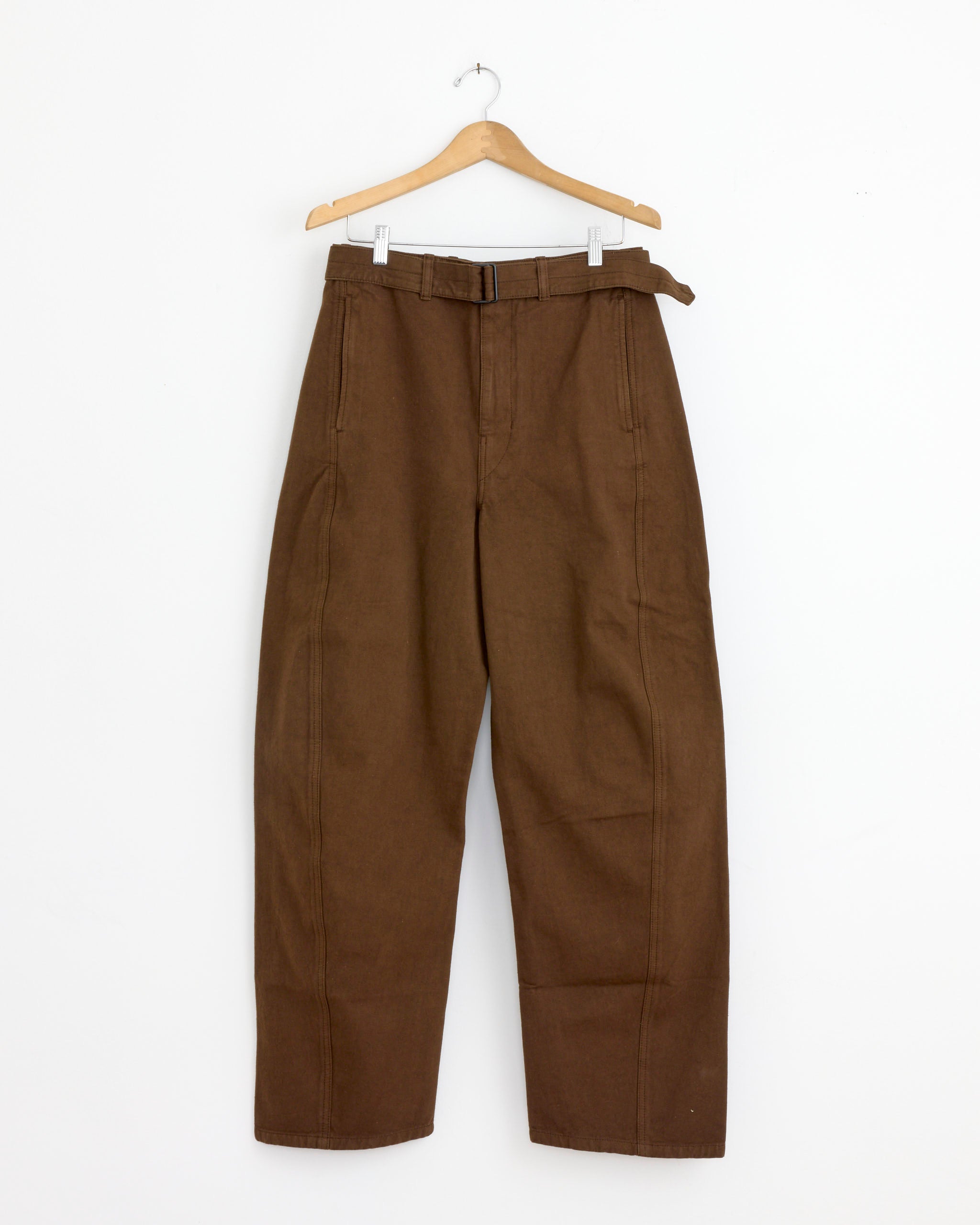Twisted Belted Pant in Cacao