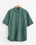 Regular Collar S/S Shirt in Green