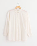 Sheer Cotton Classic Shirt in Ivory