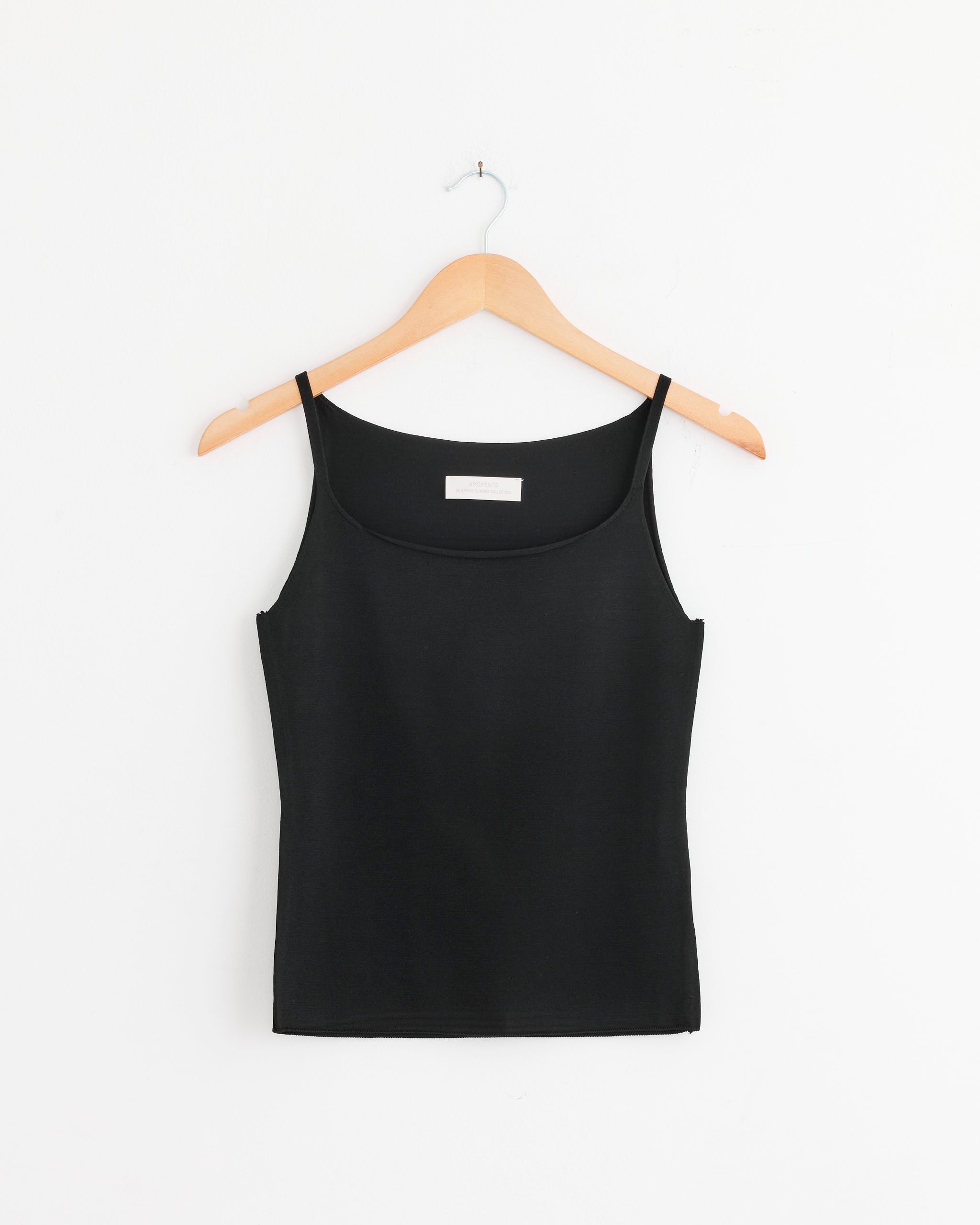 Sleeveless Knit Top in Black