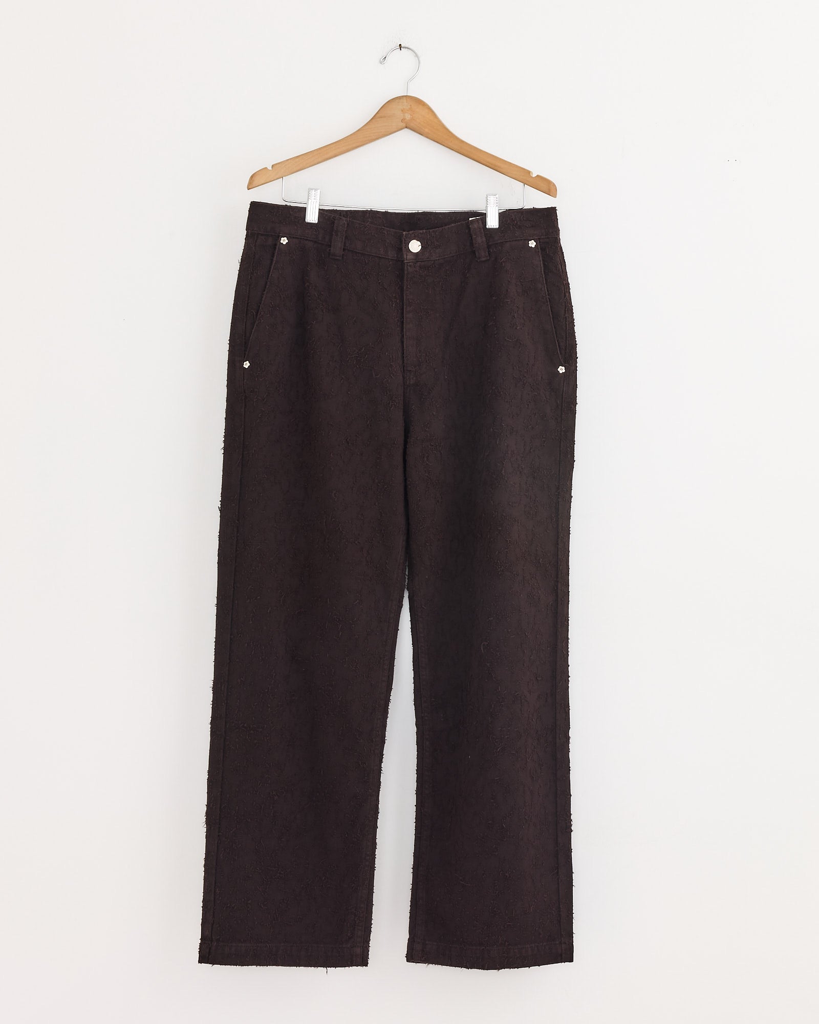 Punch Out Jean in Dark Brown