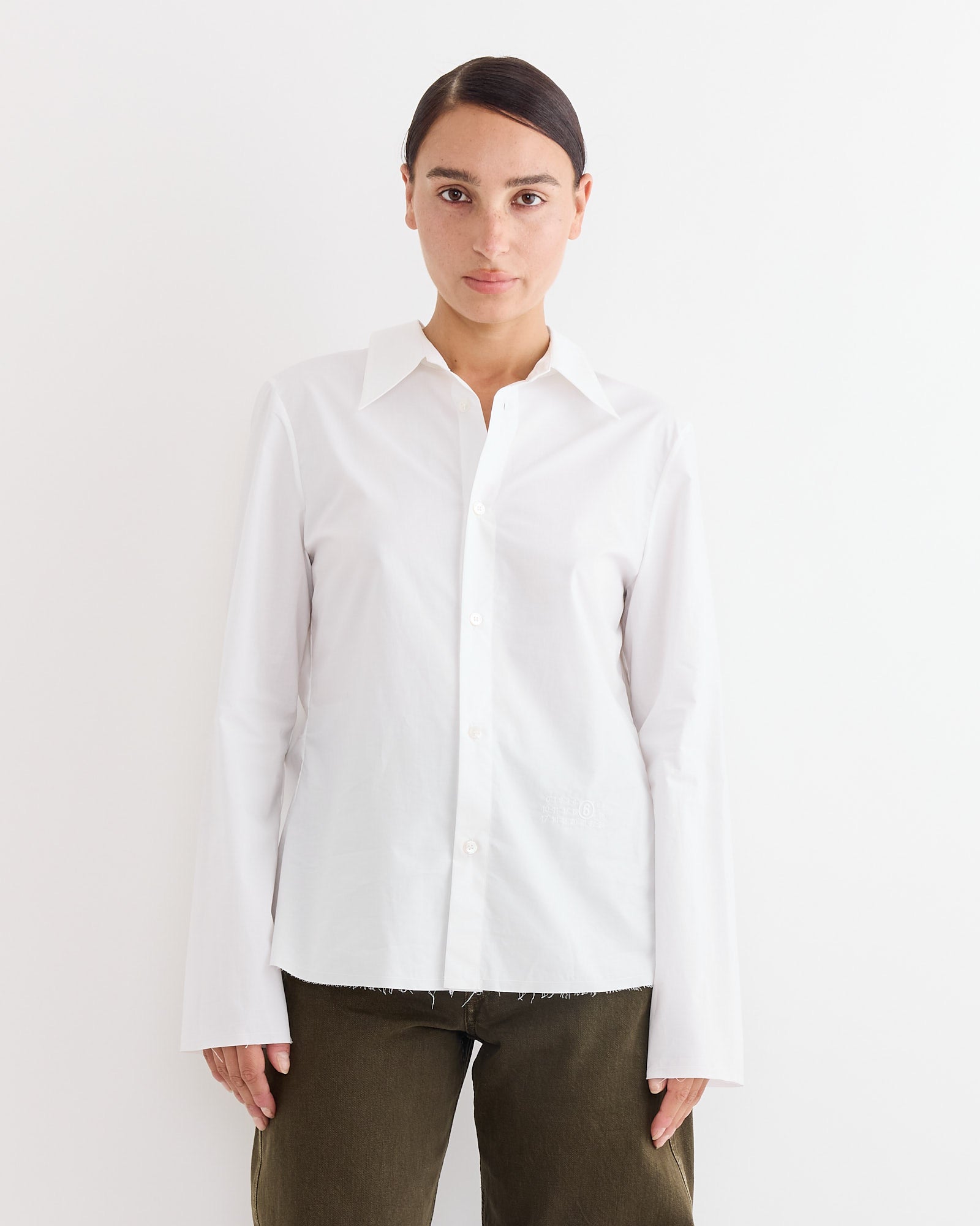 Long Sleeve Shirt in White