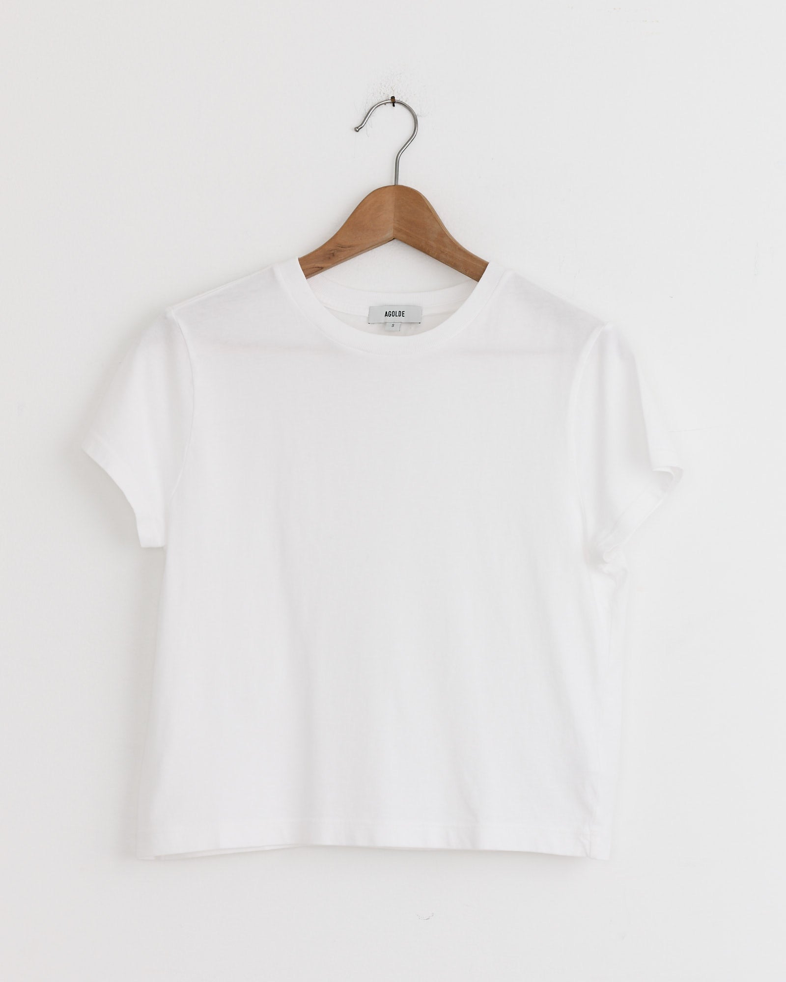 Adine Shrunken Tee in White