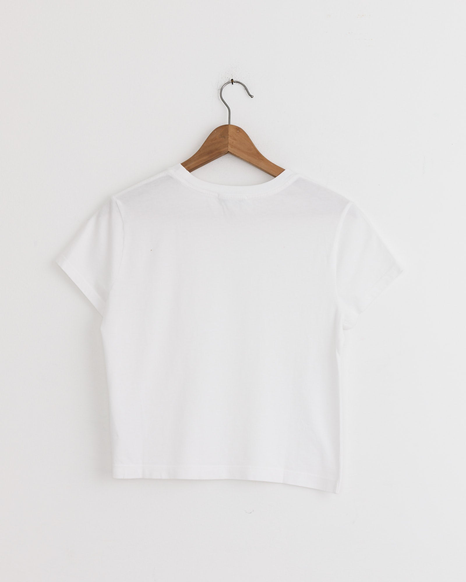 Adine Shrunken Tee in White