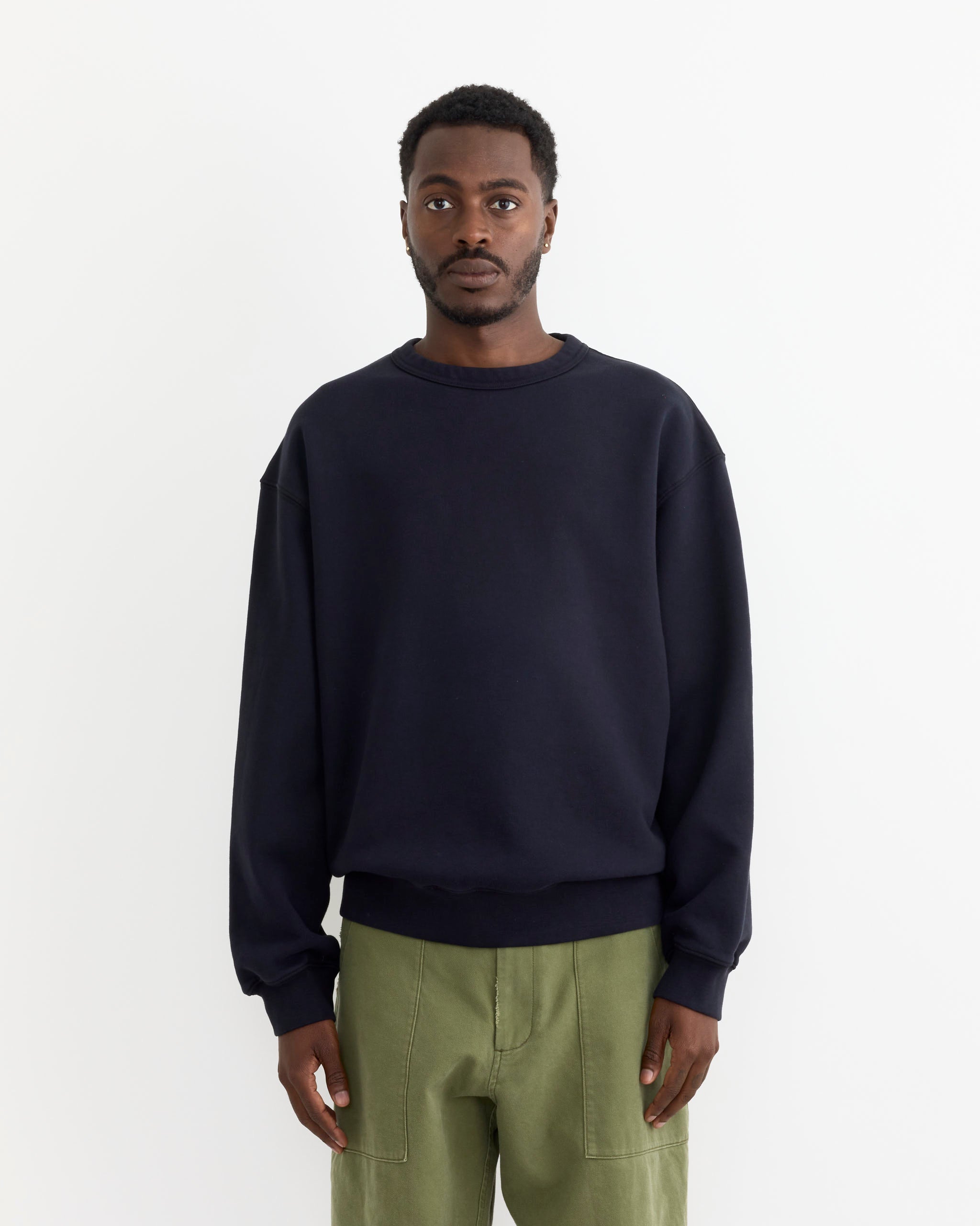 Dolphy Crew in 22oz French Terry Navy