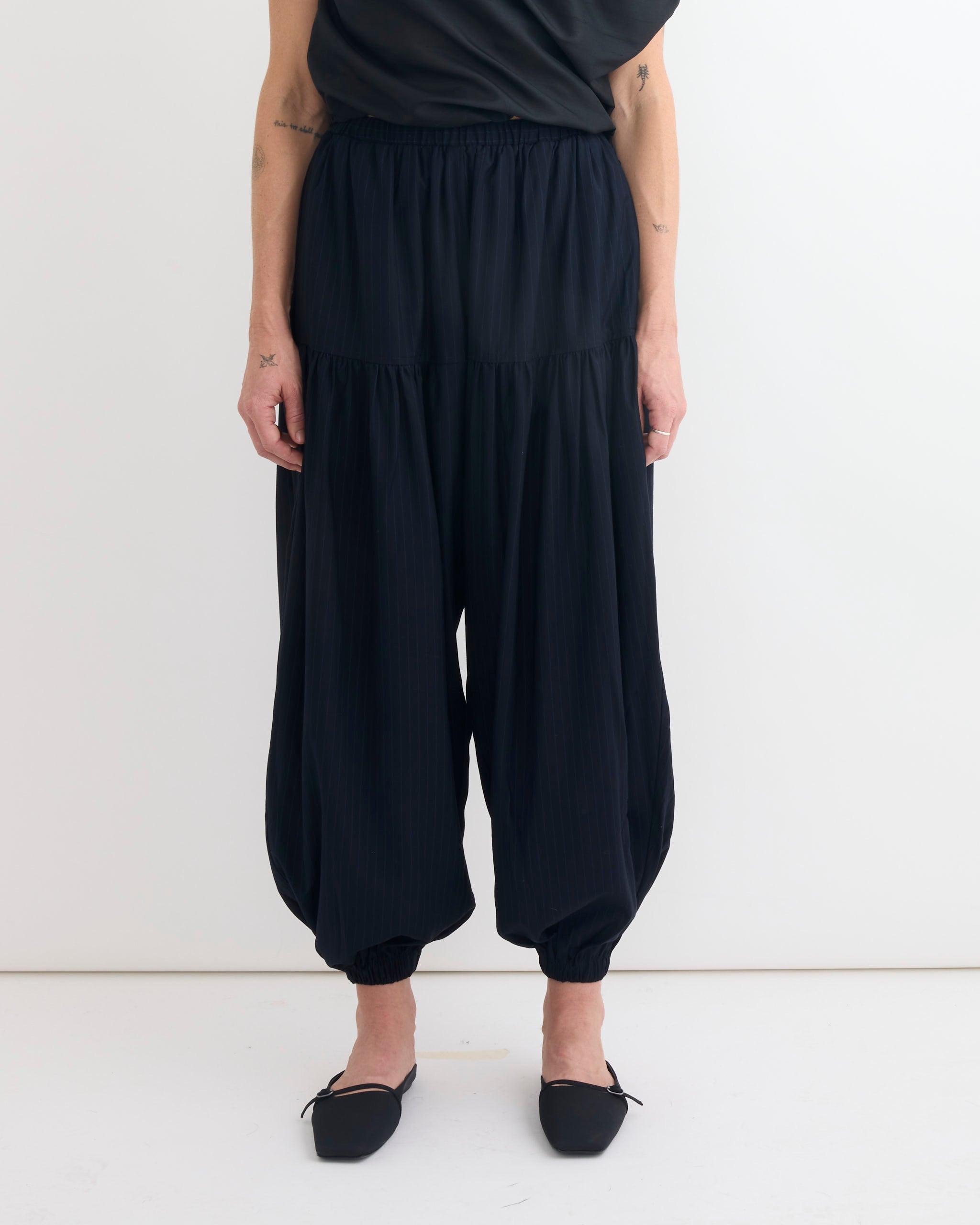 Rain Jogger in Pinstripe