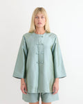 Luc Jacket in Mint Taffeta