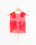 Katia Top in Red Liquid Myrtia