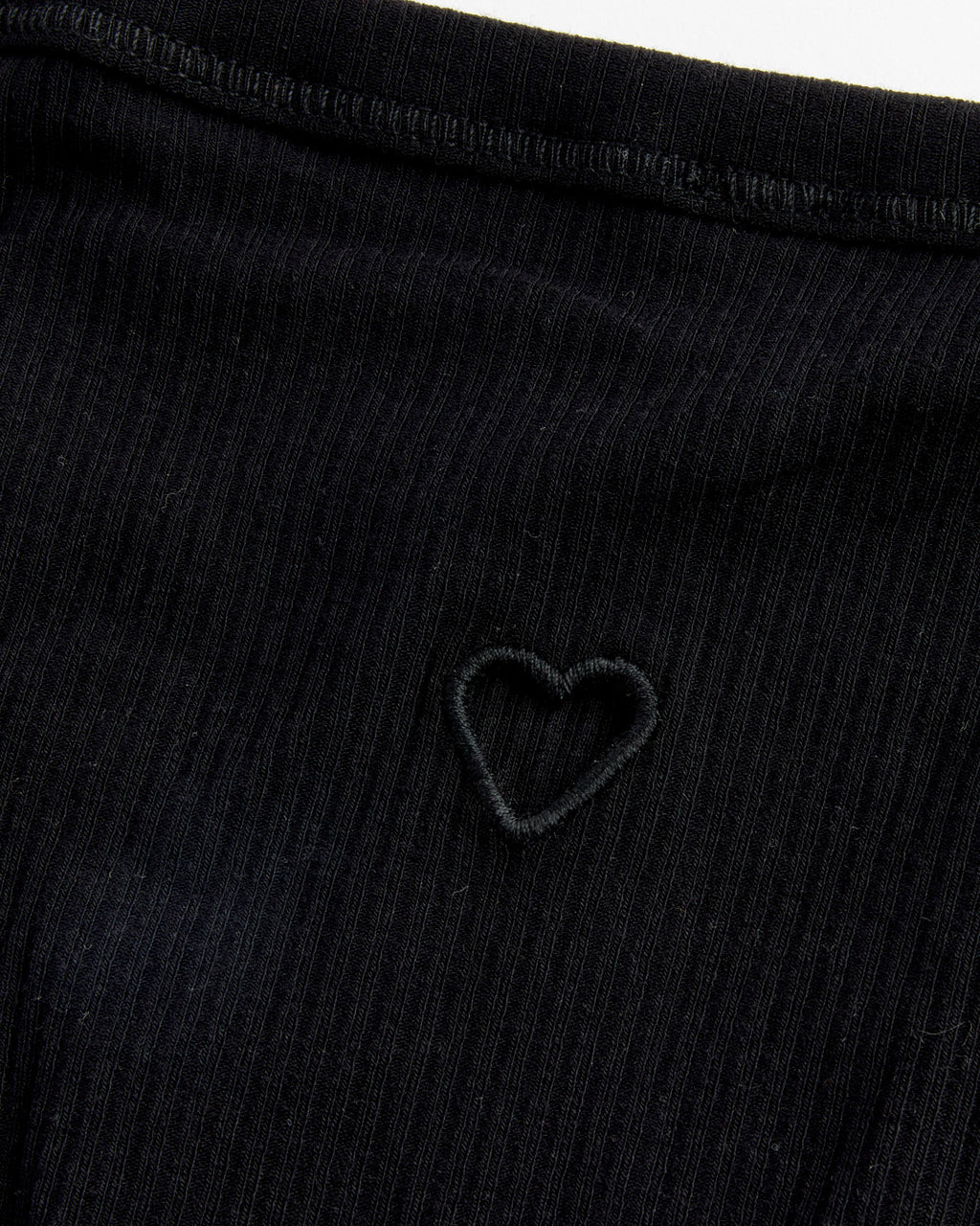 Heart Bell Pants in Black