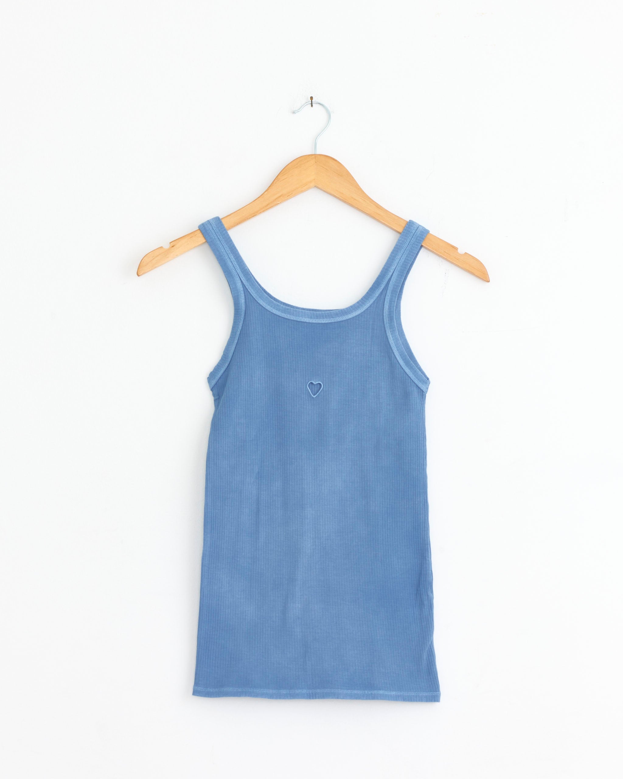 Heart Tank in Isatis Blue