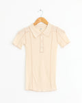 Omato Polo Tee Shirt in Off White