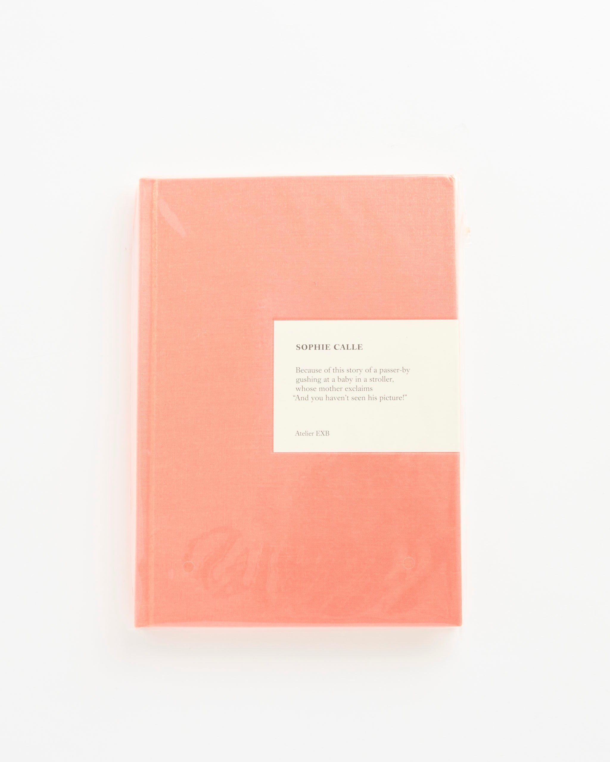 Sophie Calle: Because