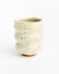 Wave Form Cup in Matte White