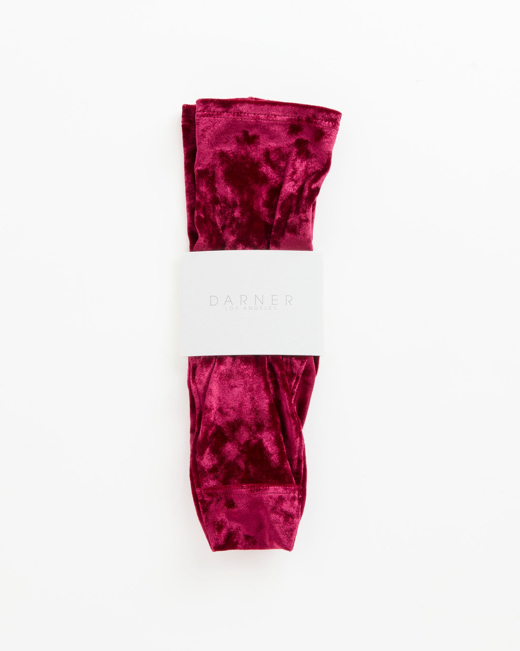 Velvet Socks in Burgundy Crushed