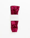 Velvet Socks in Burgundy Crushed
