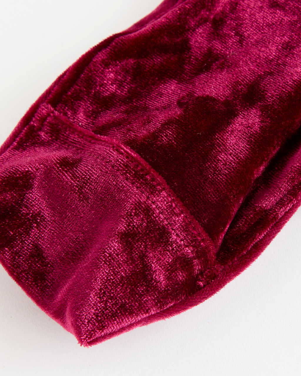 Velvet Socks in Burgundy Crushed