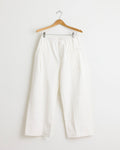 Pleat Pant in White