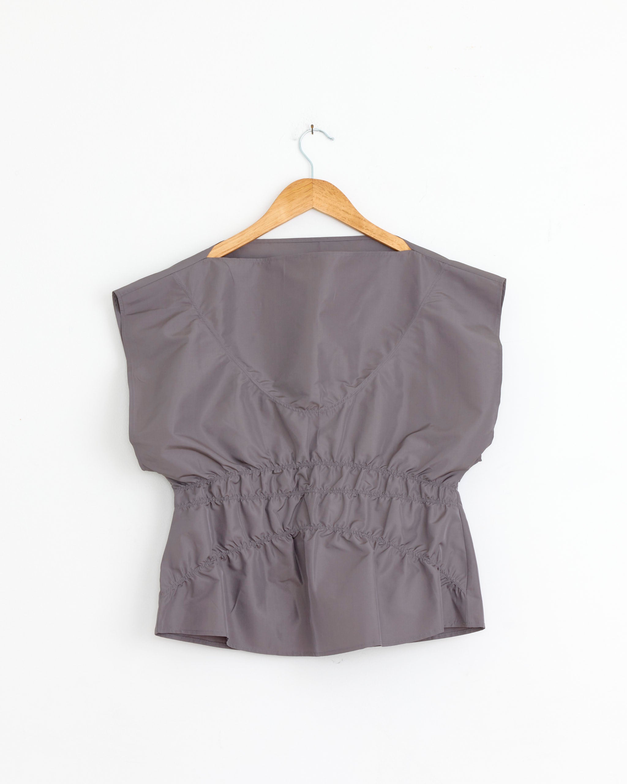 Luca Shell Top in Metal