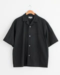 Revere Collar Shirt in Black