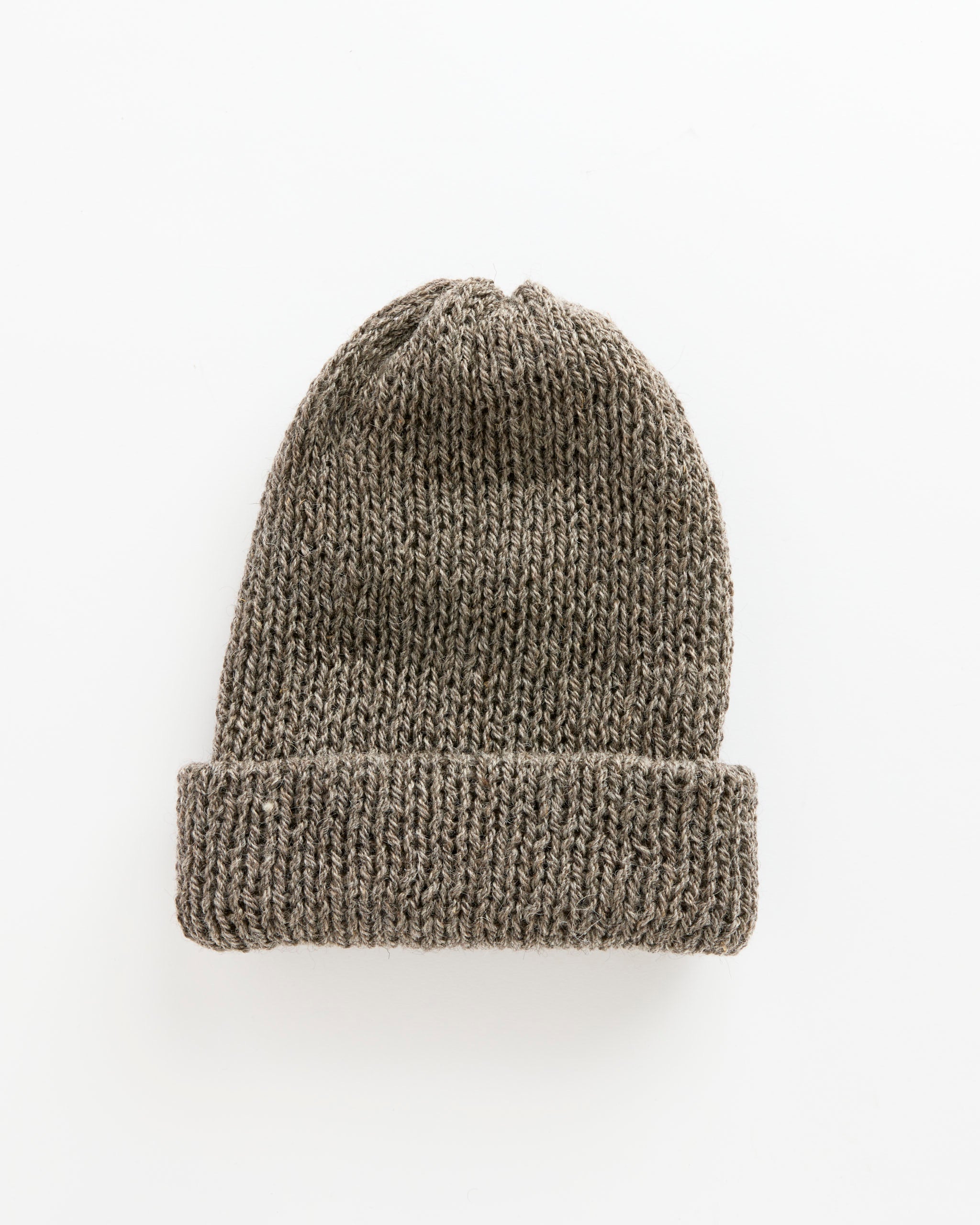 Double Layer Toque Beanie in Sheep's Grey