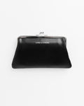 Kiss Clasp Wallet in Black
