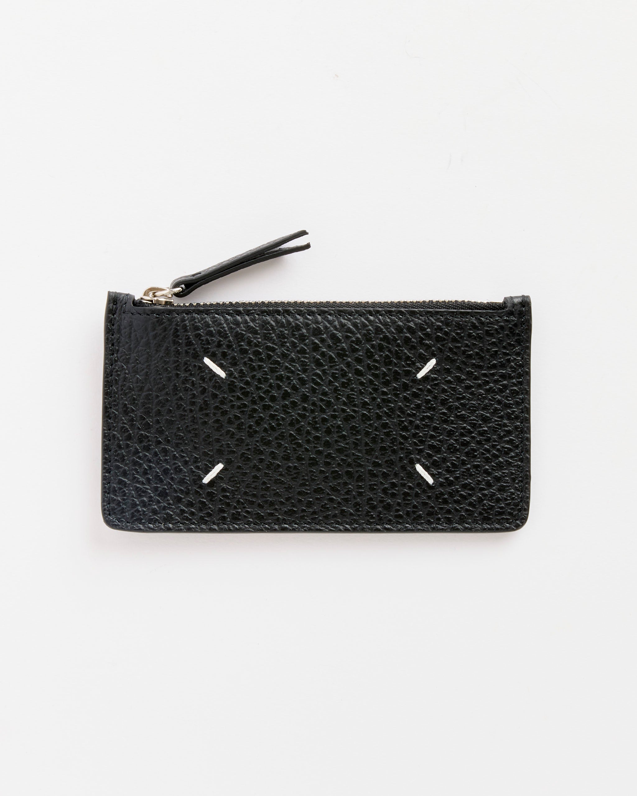 Card Holder Zip Ew Wallet in Black